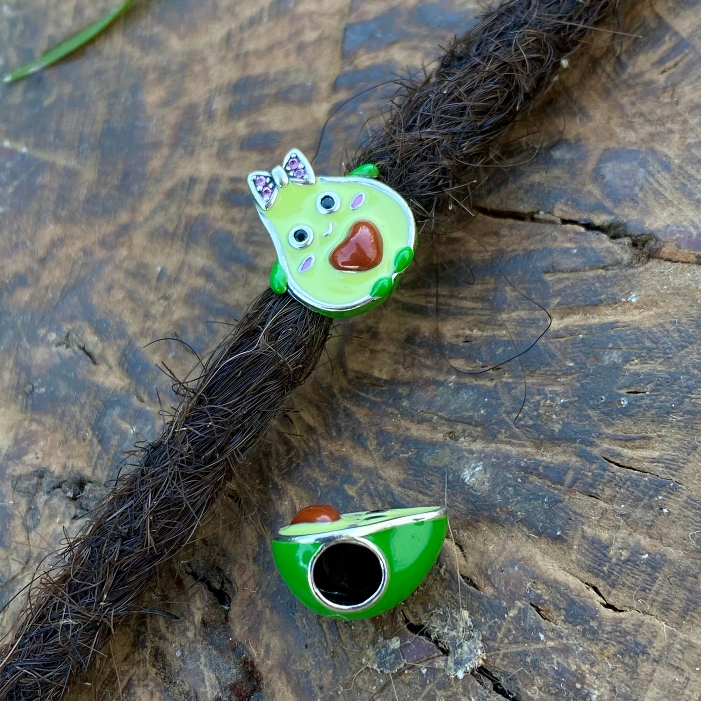Avocado-Liebe für deine Dreads 925er Sterling Silber