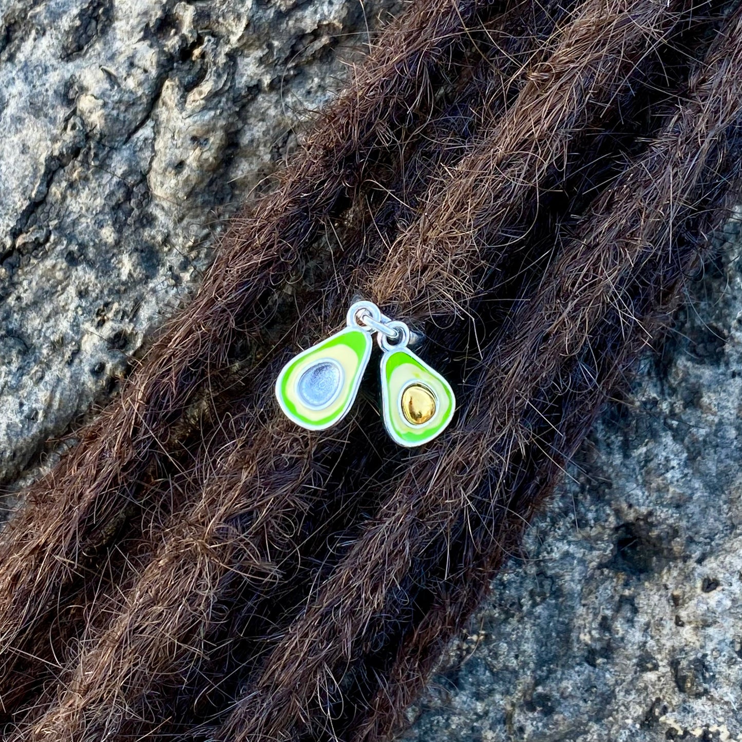 Avocado Dreadlock Schmuck 925 Silver