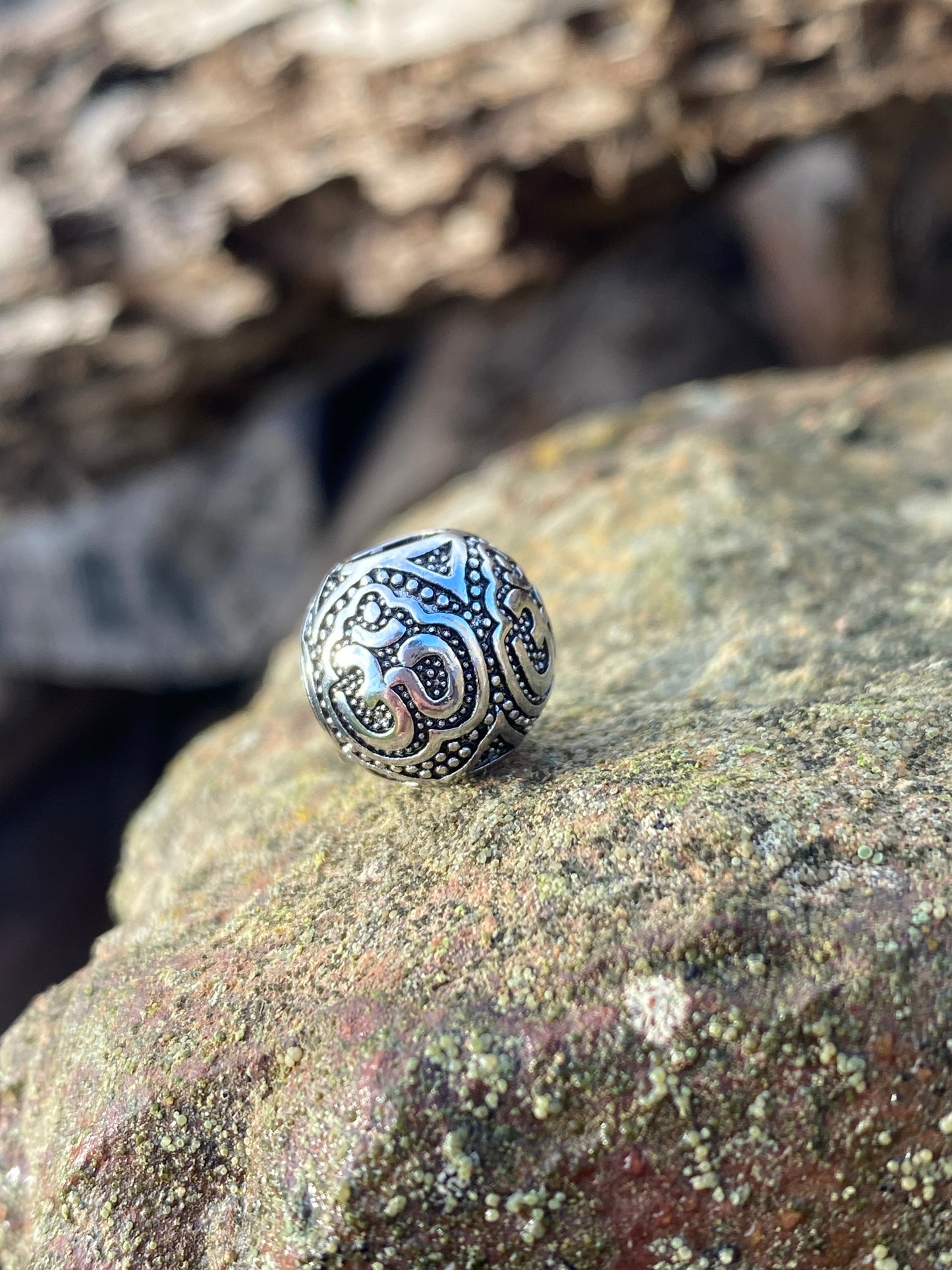 Nakimani Perlen Om Namastê Silber 925er Sterling