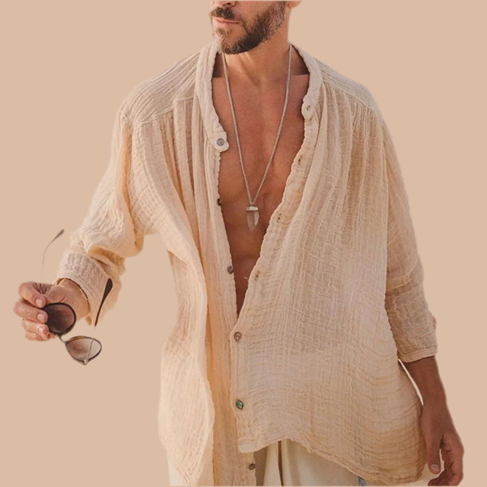 Linen Shirt Khaki