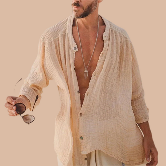 Linen Shirt Khaki