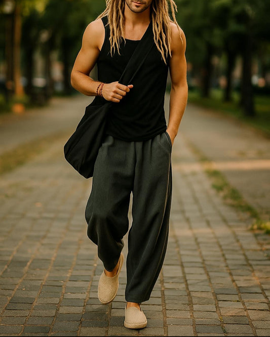 Cotton Bombacha Trouser
