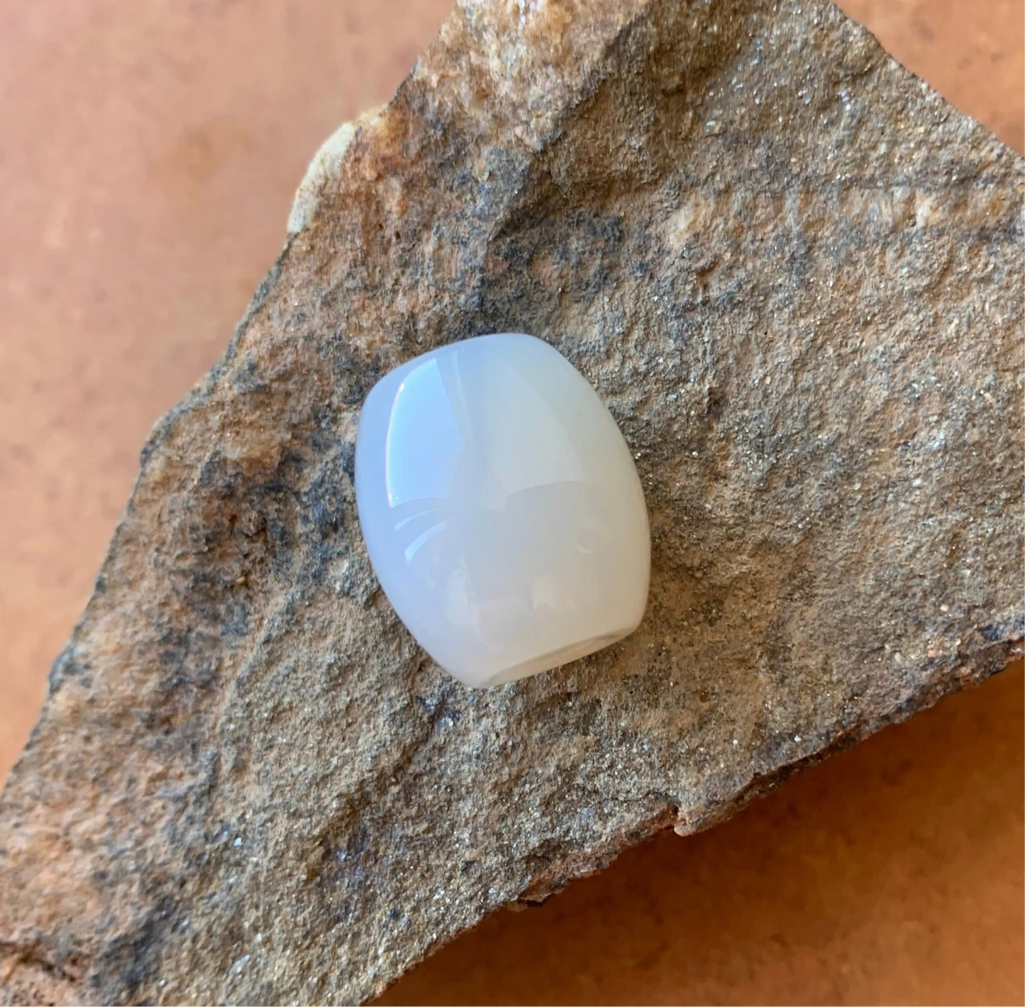 Nakimani Echter Natur Stein (weiße JADE) extrem selten