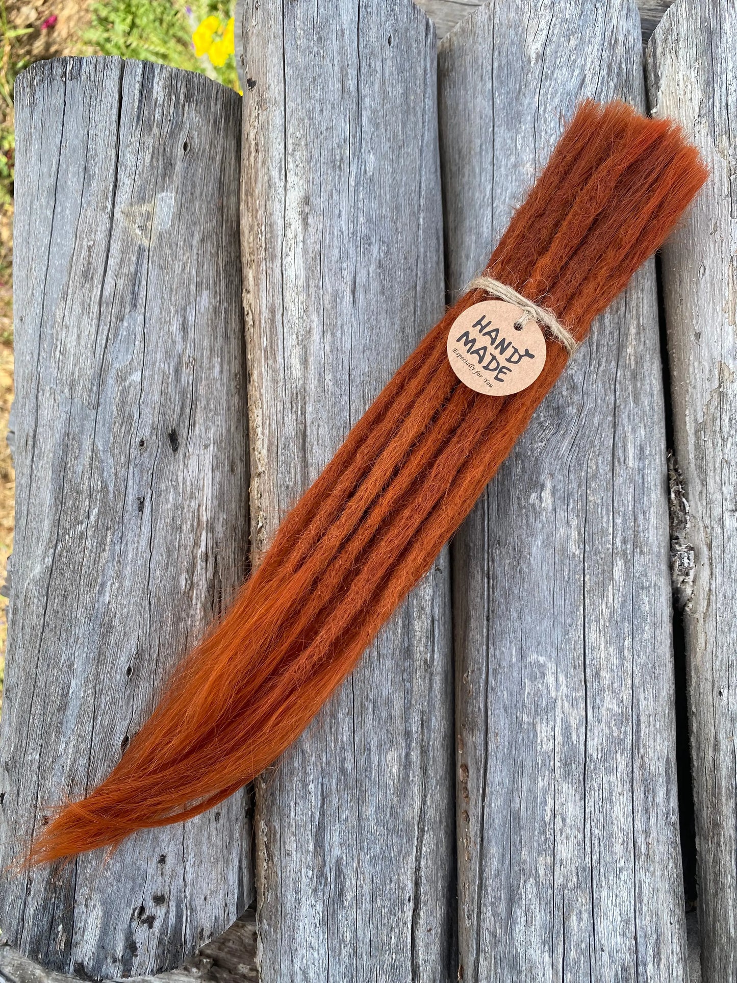 10 Europäische Echthaar Dreadlocks Copper Gold Blonde DreadLocos Shop