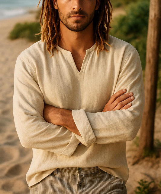 Men's Cotton Linen Shirt