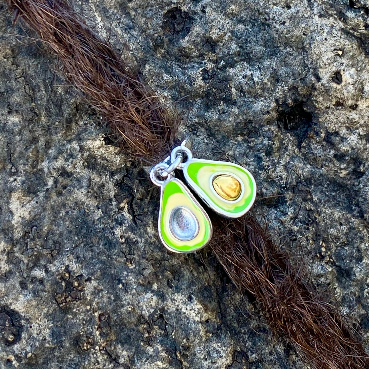 Avocado Dreadlock Schmuck 925 Silver