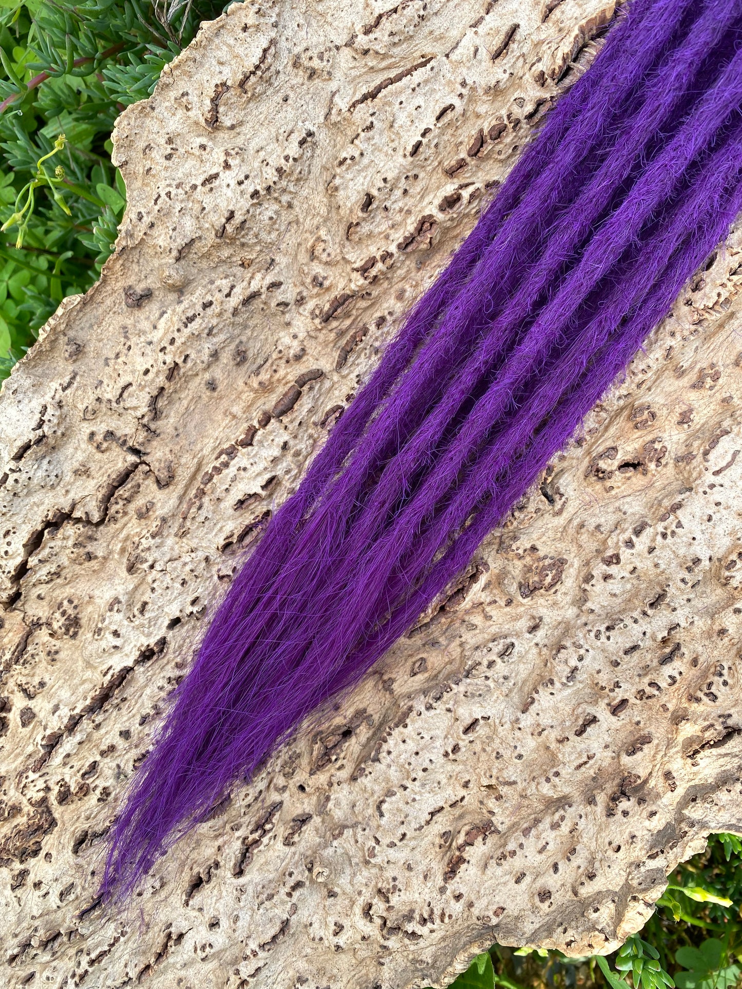10 Europäische Echthaar Dreadlocks Blueberry v05