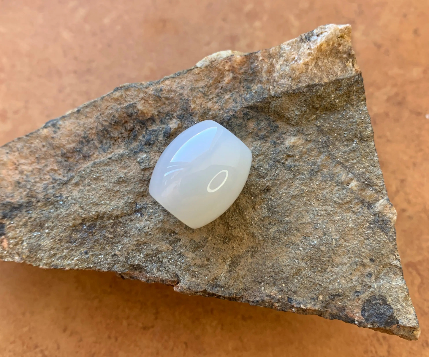 Nakimani Echter Natur Stein (weiße JADE) extrem selten
