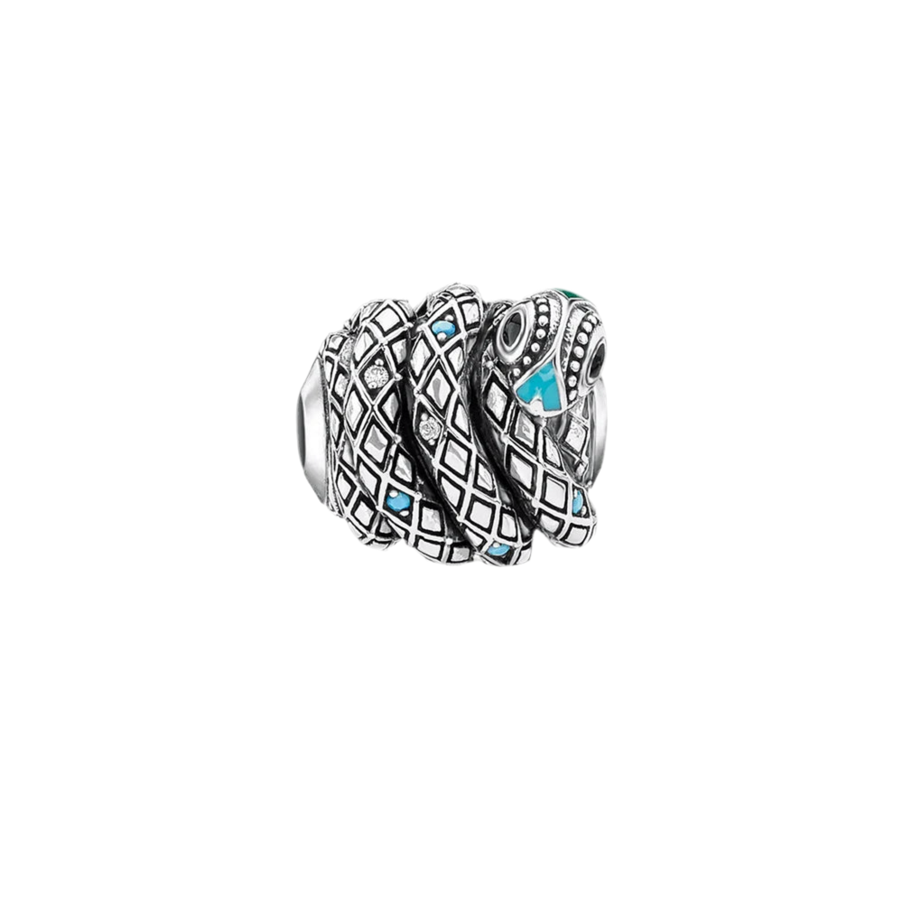 Blue Snake 925 Sterling Silver