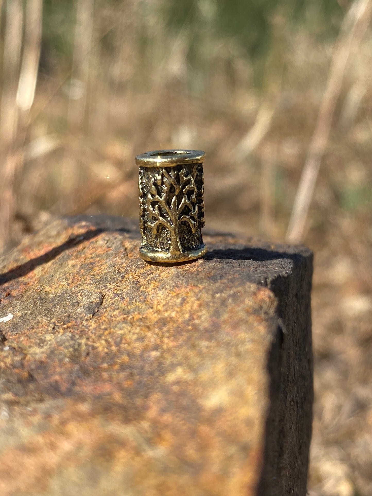 Tibetanischer Bead (Tree of Life) Antikes Silber - DreadLocos Shop