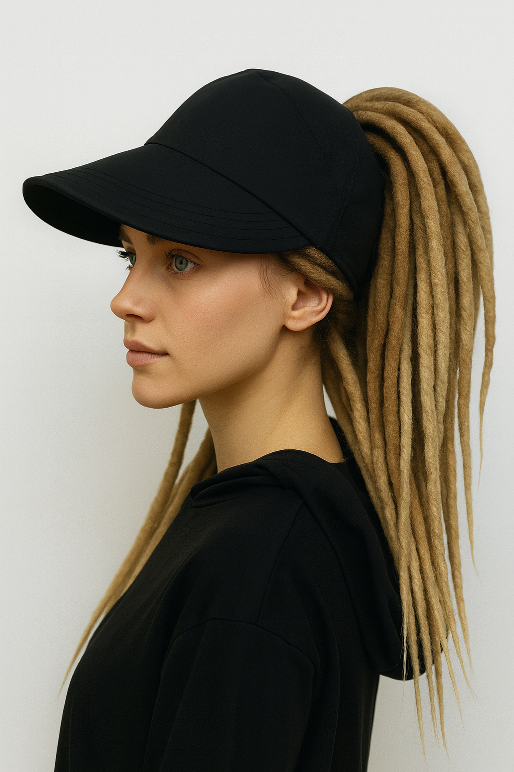 Wide Brim Sun Visor Bucket Hat