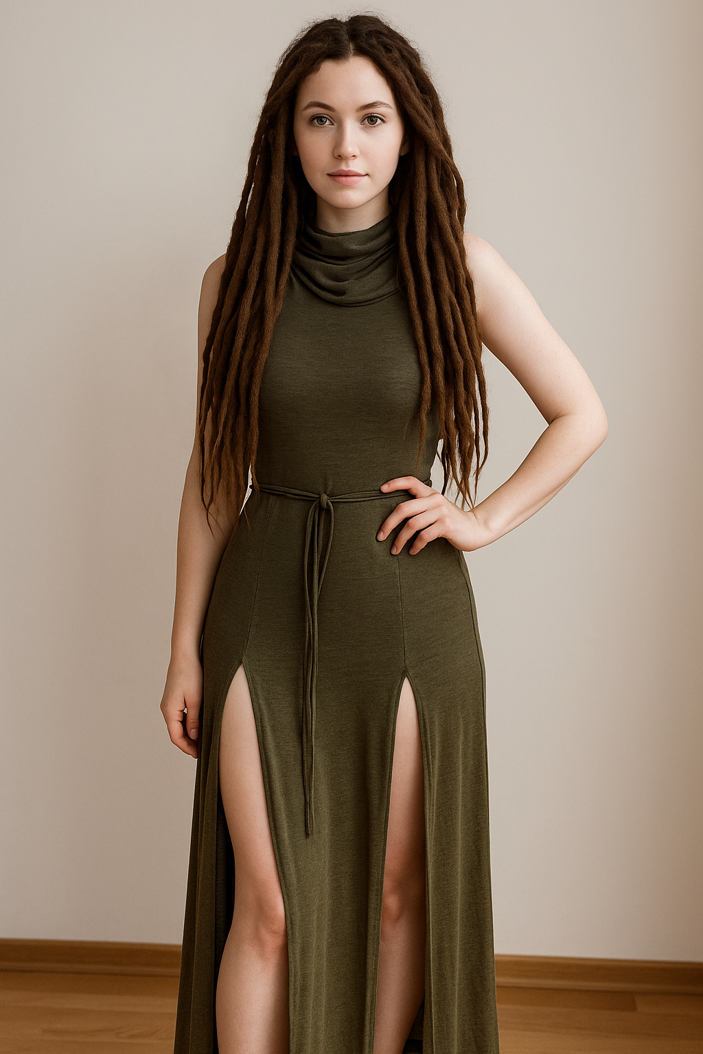 Hooded Gothic Dress