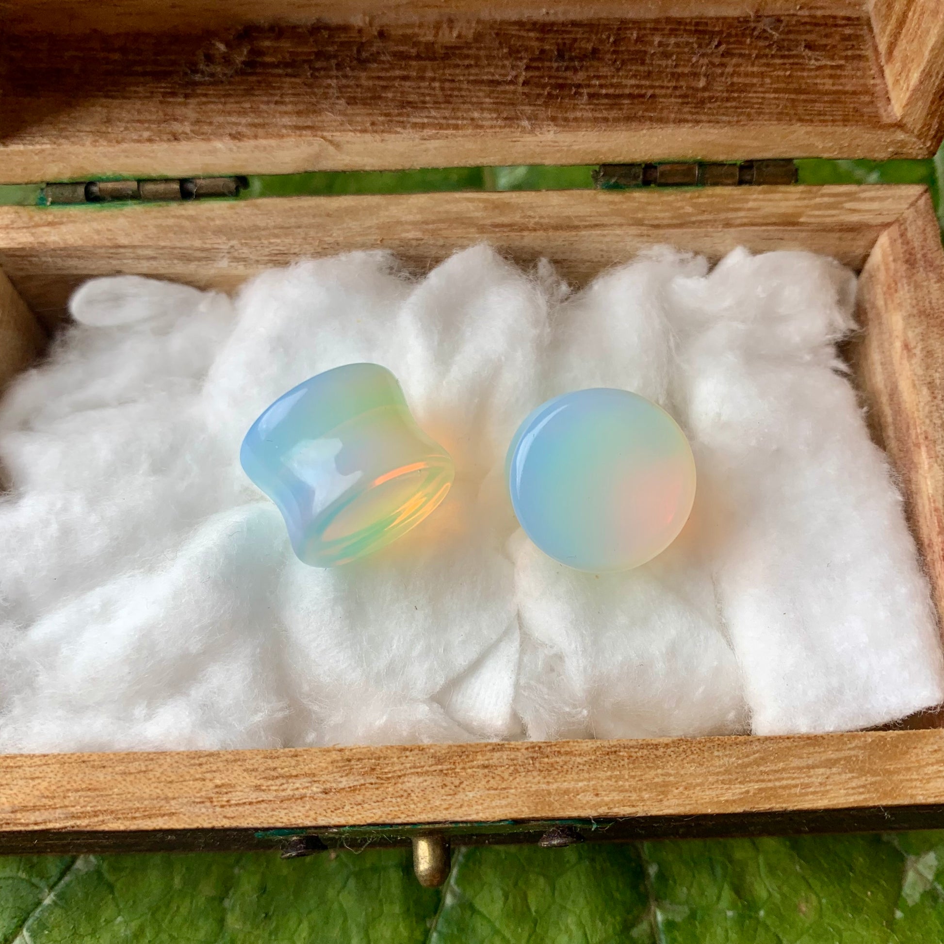 Echte Opal Plugs 14mm - DreadLocos Shop