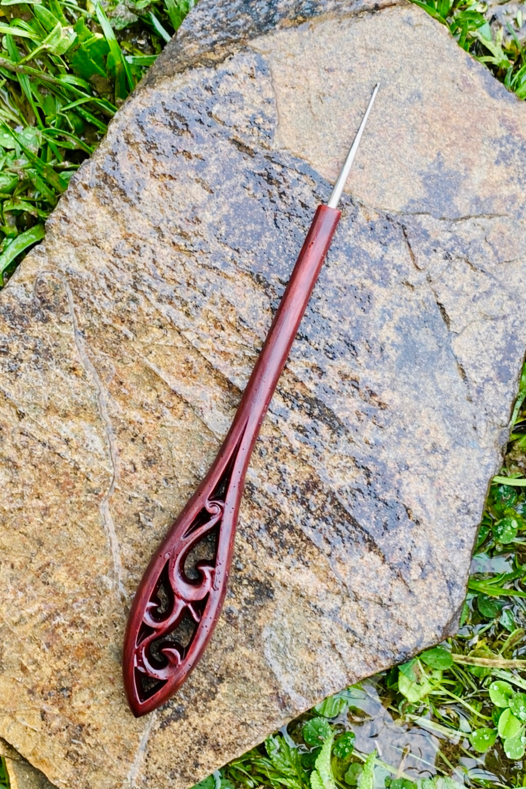 Lamani Häkelnadel Rosenholz