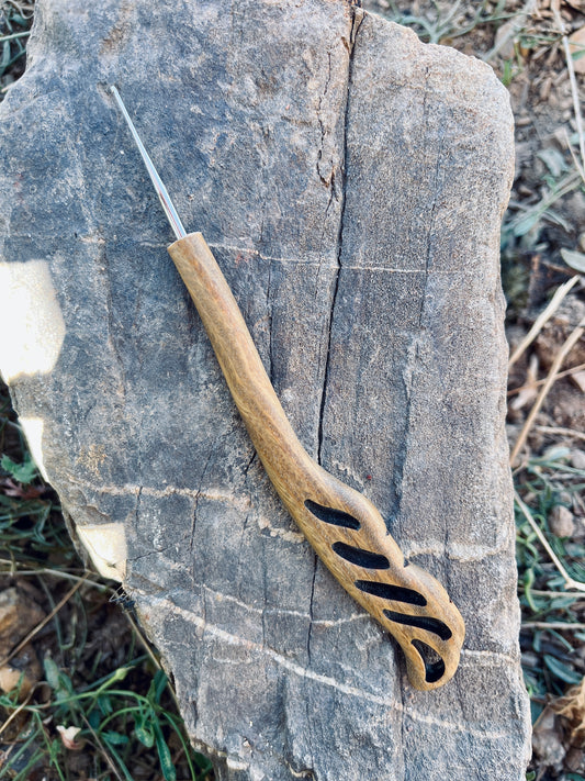 Lamani Häkelnadel (yellow Sandelholz)