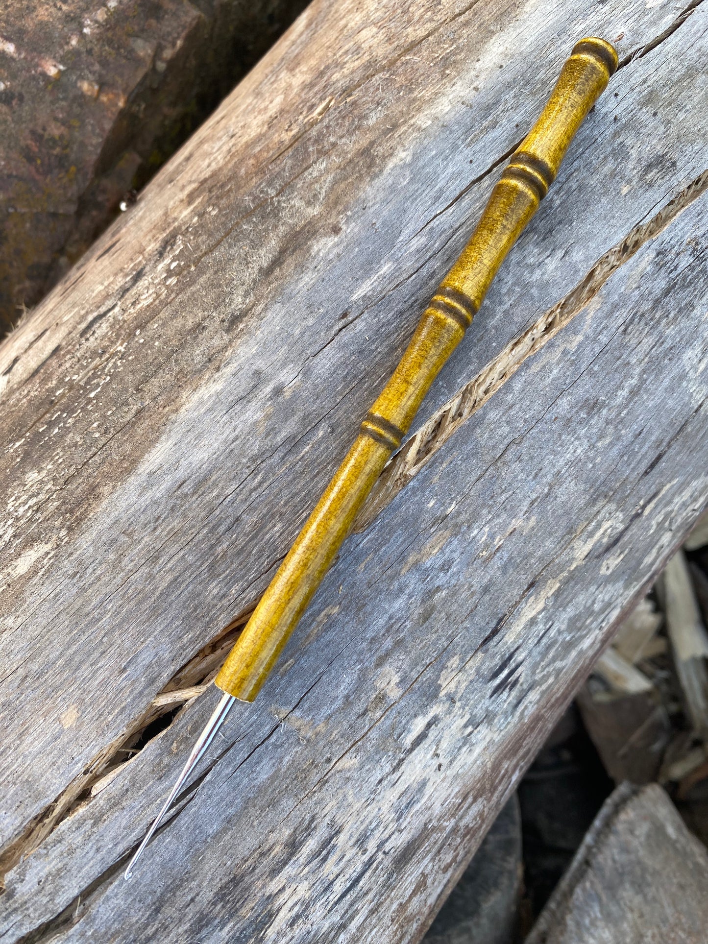 Lamaní Häkelnadel (Bambus) Yellow