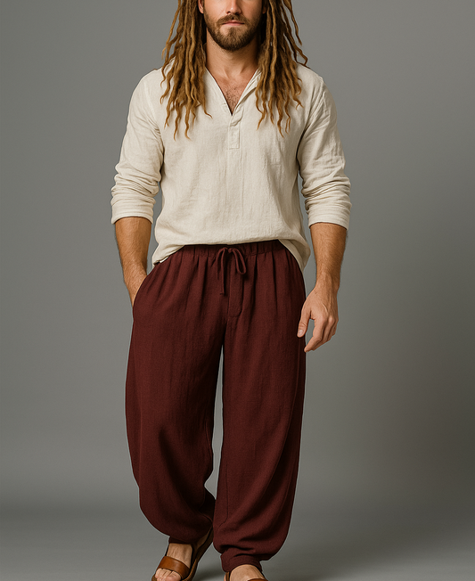 Schöner Leinen Trouser für den Mann - DreadLocos Shop