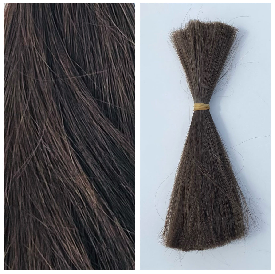 Europäisches Echthaar - Brown (Mate Dark Blond 6/2)
