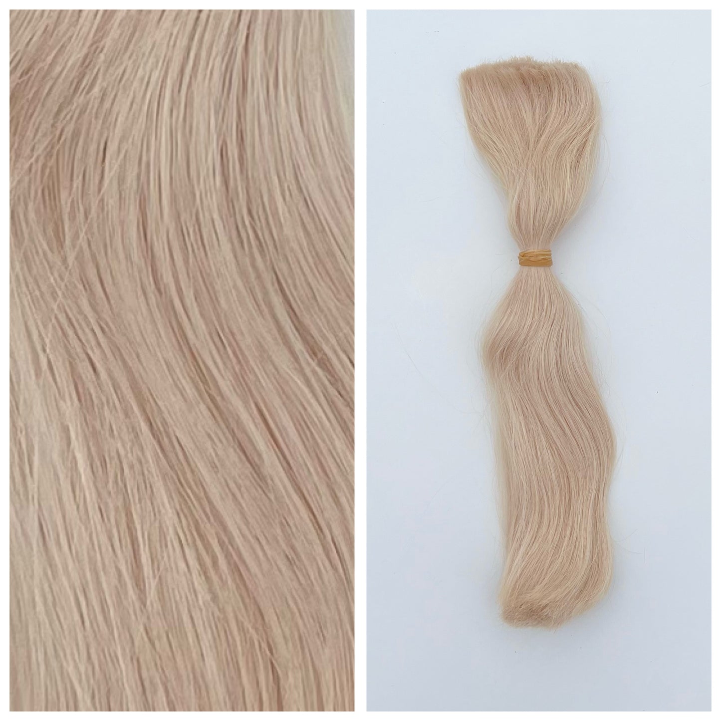 Europäisches Echthaar - Blond (Light Blonde 10 E)