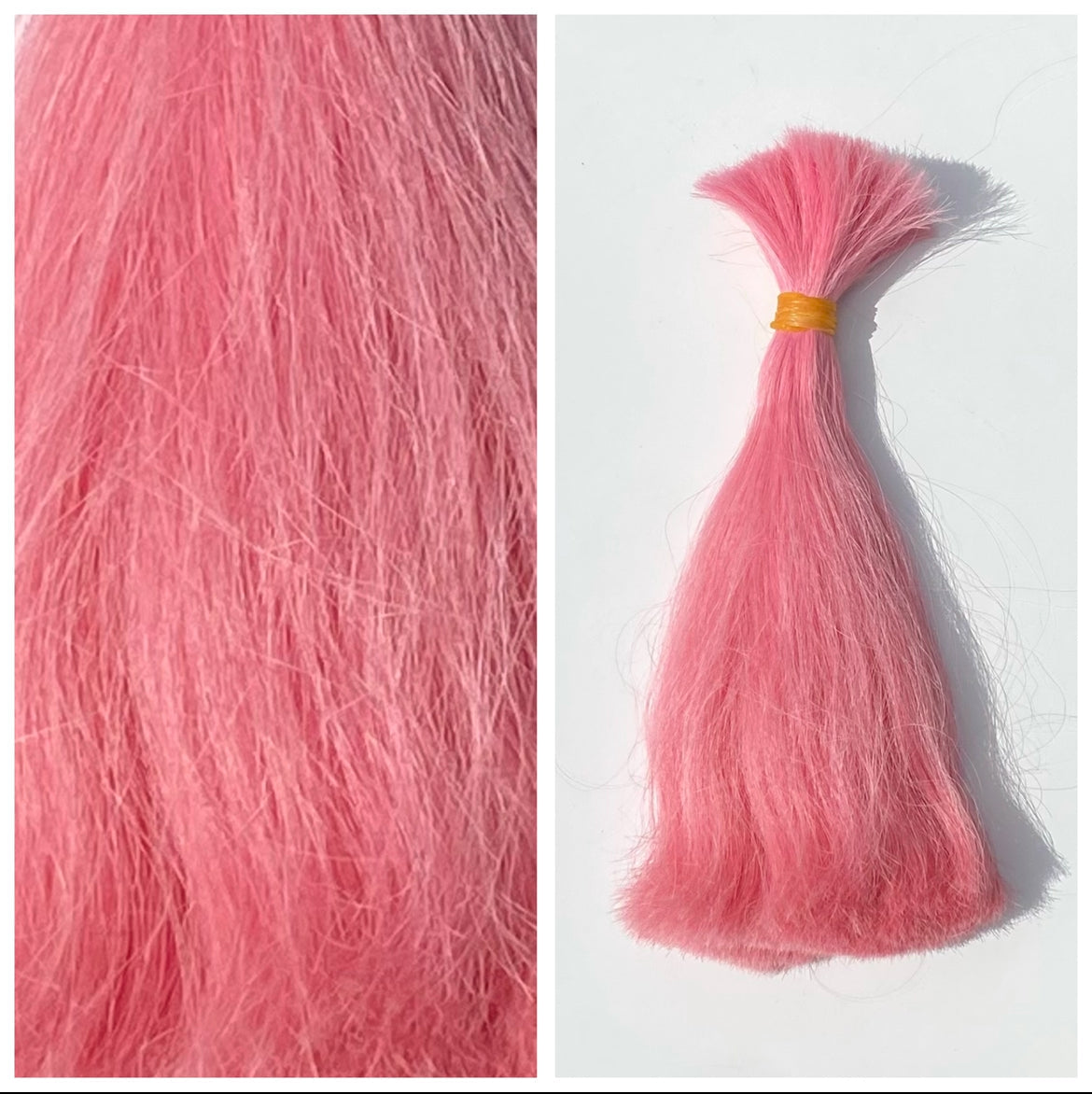 Europäisches Echthaar - Pink Cotton Candy #P04