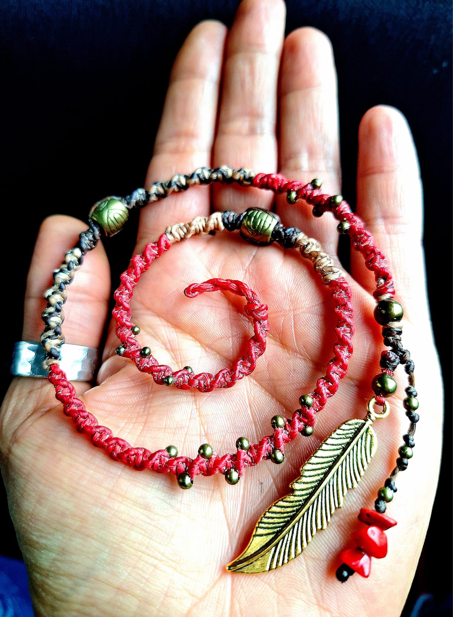 Macrame Hair Dreadlock Wrap Satura - DreadLocos Shop