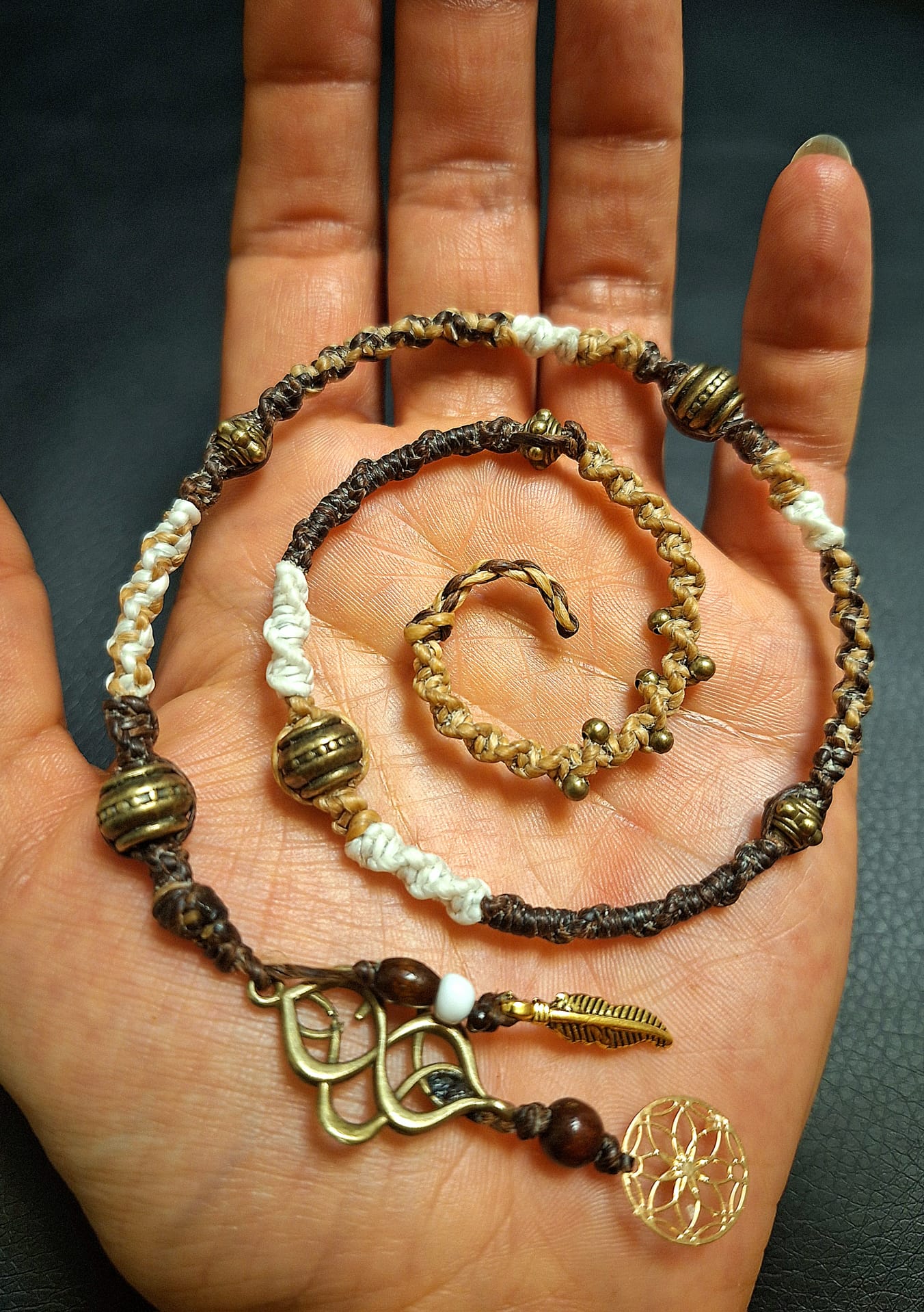 Macrame Hair Dreadlock Wrap Kala - DreadLocos Shop