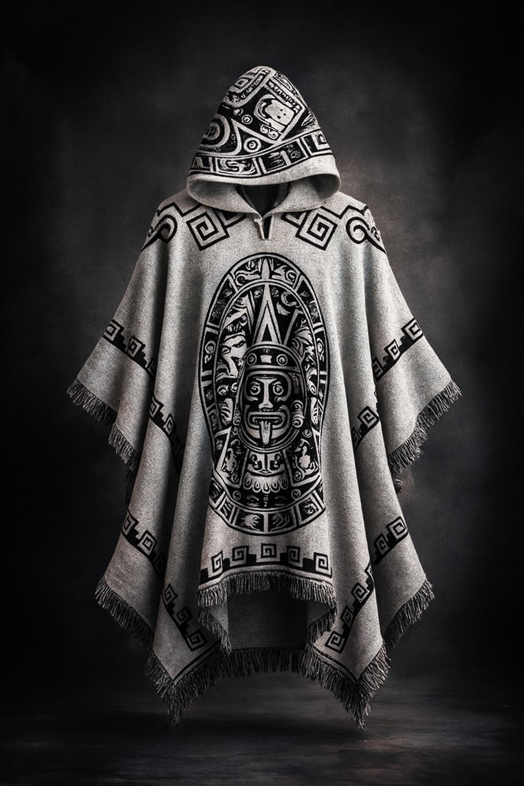 White Poncho Mayan Cultura