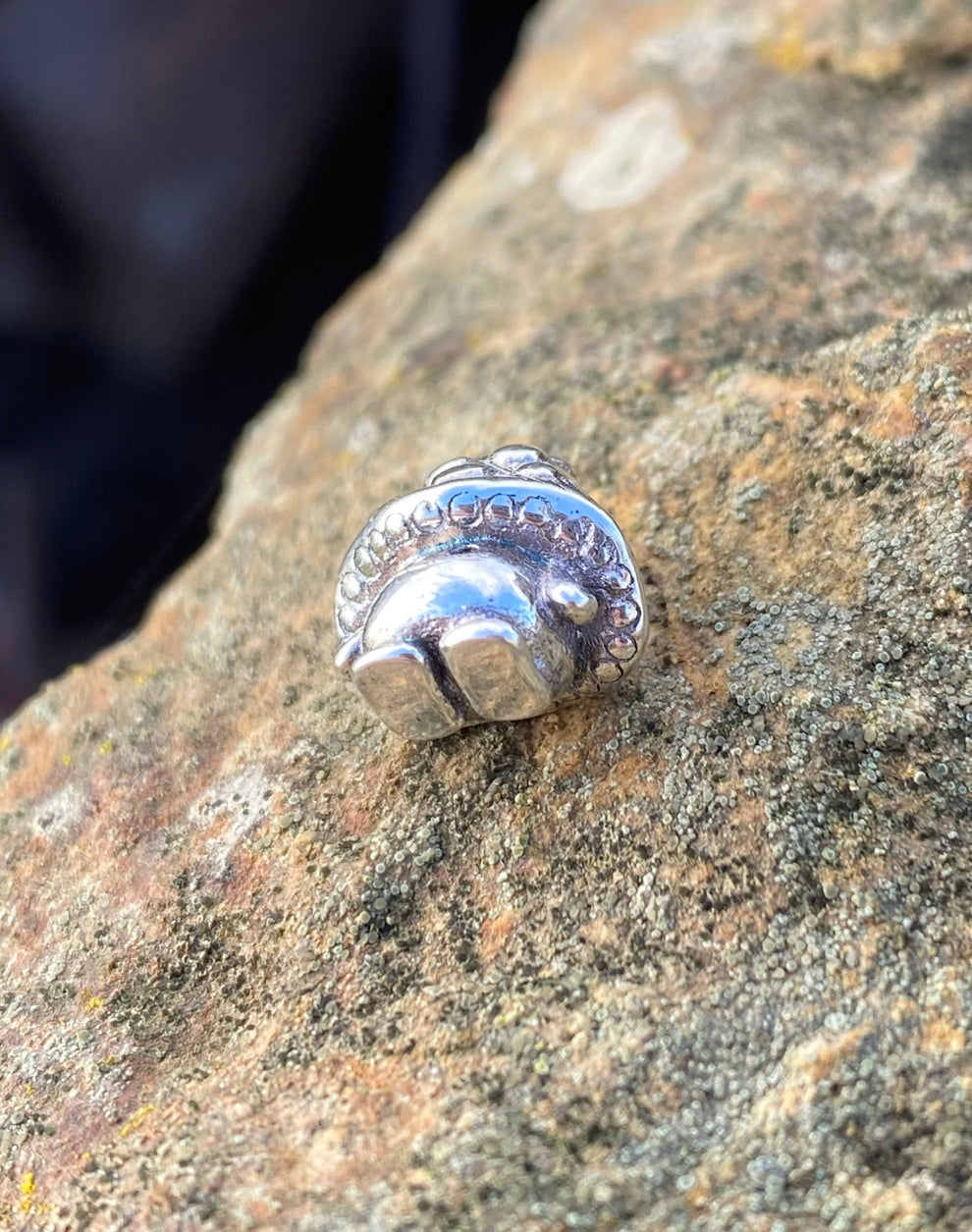 925 Sterling Silver Mushroom Bead - DreadLocos Shop