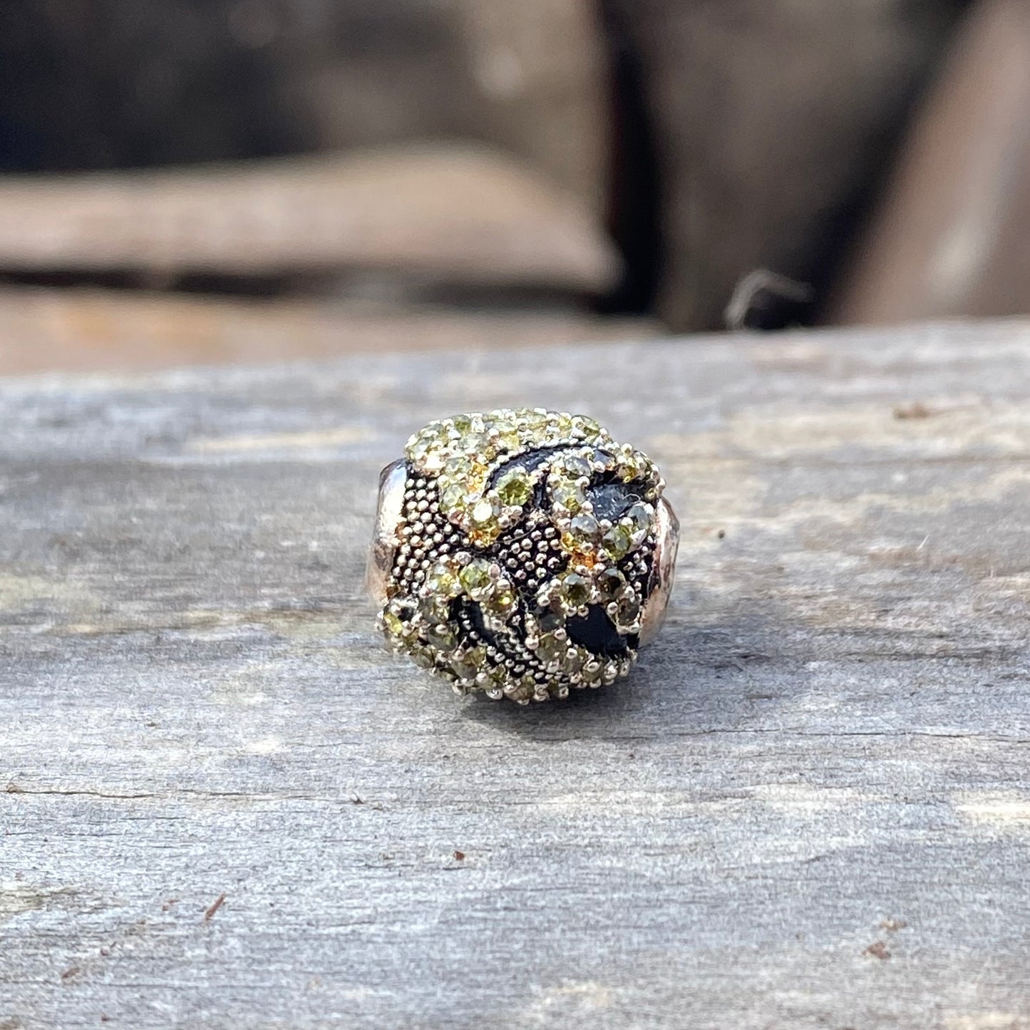 Oktopus-Perle aus 925er Sterling Silber mit hochwertigen Strass