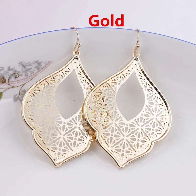 Quatrefoil Blume Geometrische Marokkanische  Nour Ohrringe