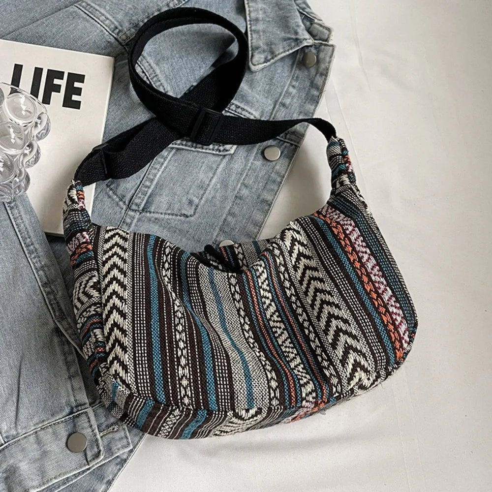 Canvas Shoulder Bag Large Capacity