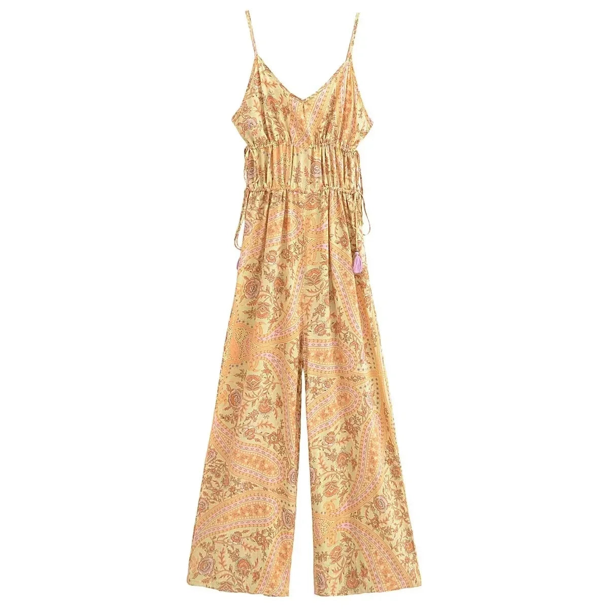 Boho-Chic Jumpsuit mit Print – Leichtigkeit und Eleganz