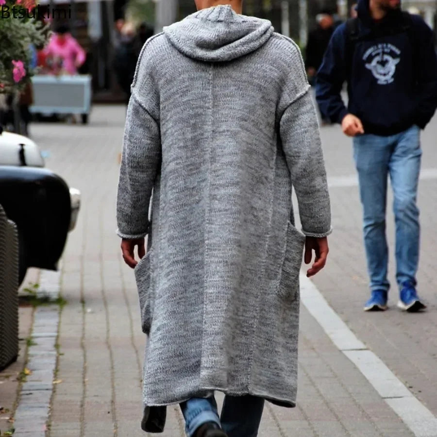 New 2024 Mens Knitted Cotton Cardigan