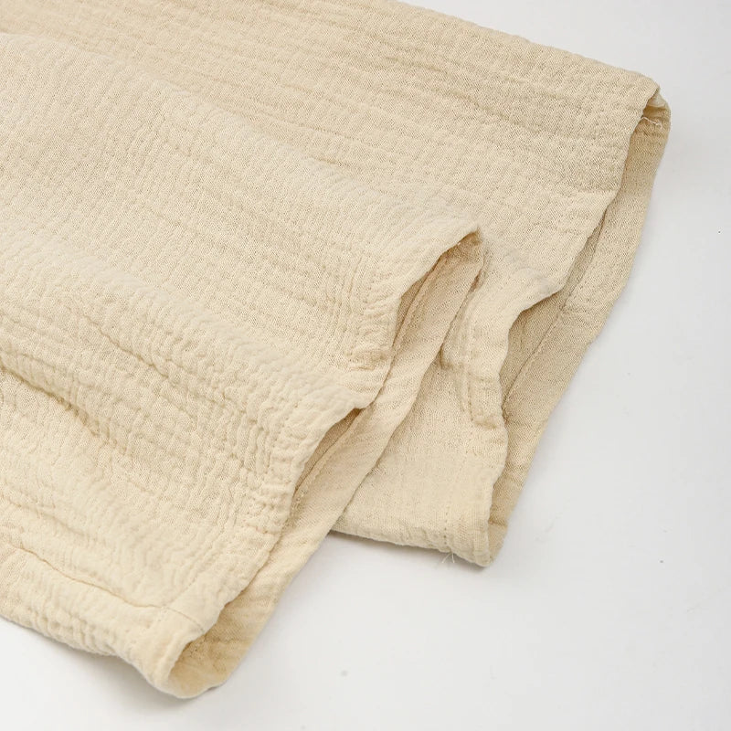 Oversize Damen T-Shirt aus Baumwoll-Gaze