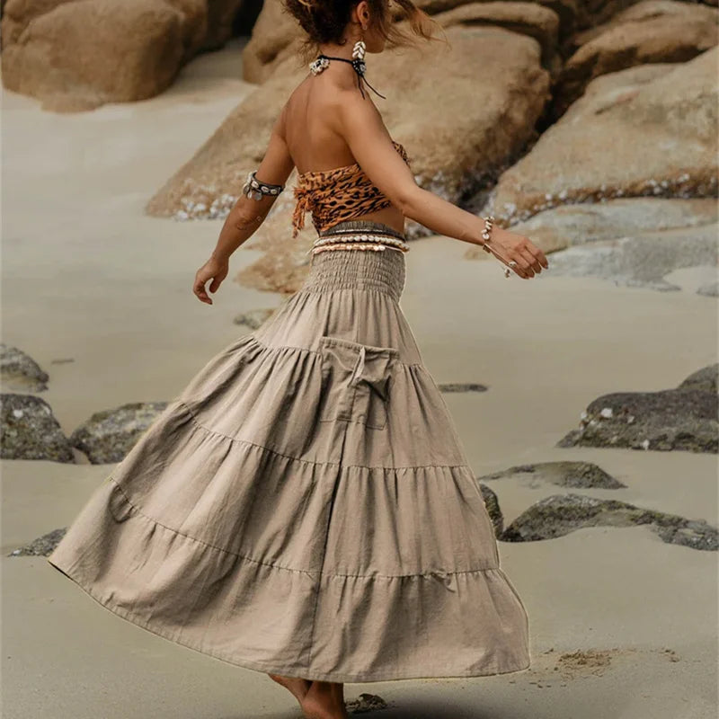 Hippie Half Skirt Retro Nepalese - DreadLocos Shop