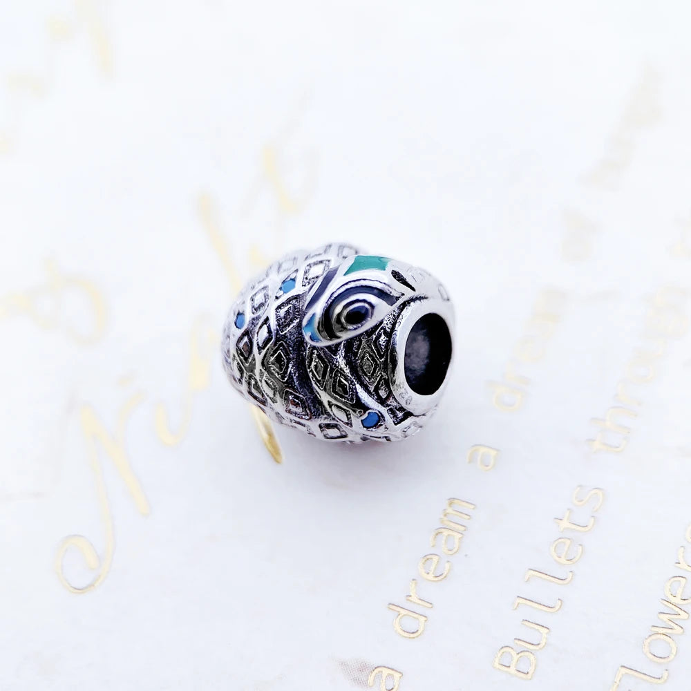 Blue Snake 925 Sterling Silver