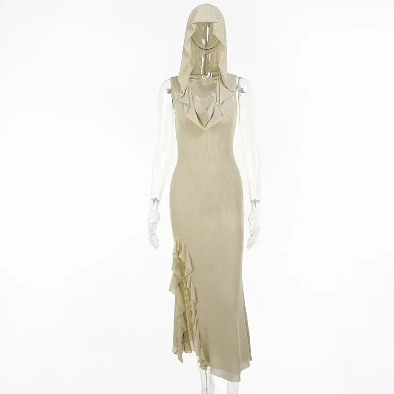 Hooded Mad Max Dress Desert Walker Furiosa DreadLocos Shop