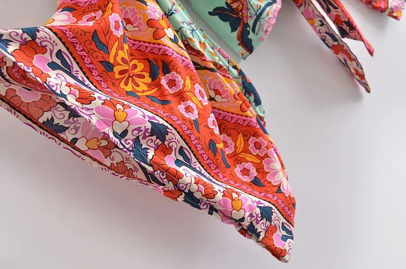 Floral Short Kimono DreadLocos Shop