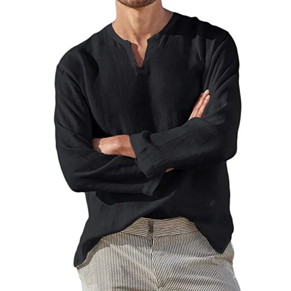 Men's Cotton Linen Shirt