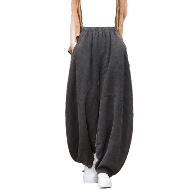 Comfortable Cotton Linen Bloomers for Women