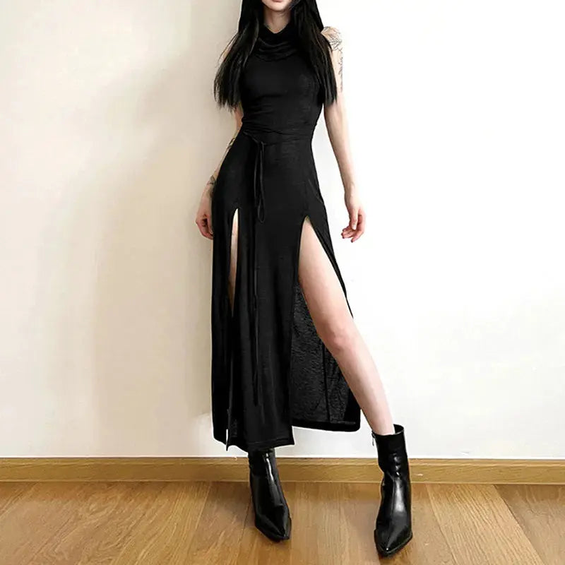 Hooded Gothic Dress Desert Walker DreadLocos Shop