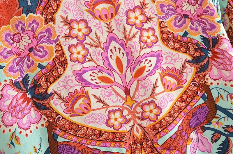 Floral Short Kimono DreadLocos Shop