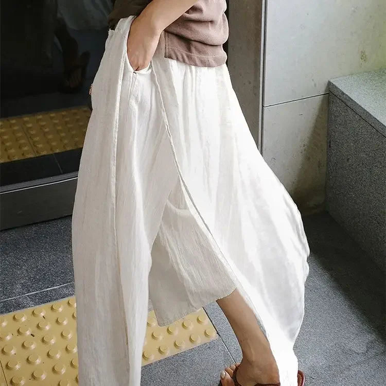 Casual Cotton Linen Blend