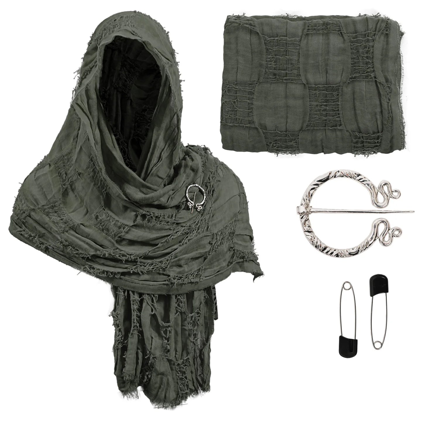 Medieval Cloak Renaissance Dune Hooded