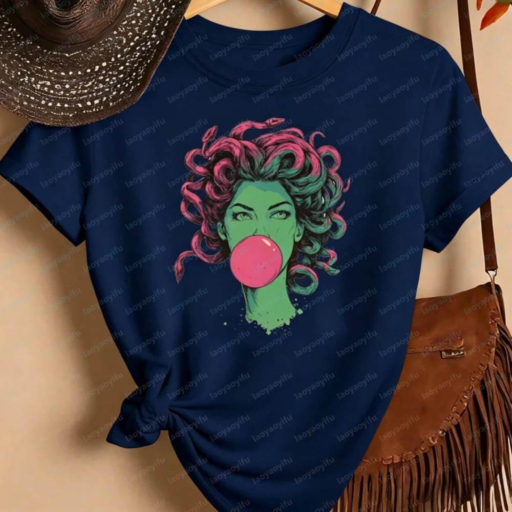 Medusa Bubblegum Top Women Clothing
