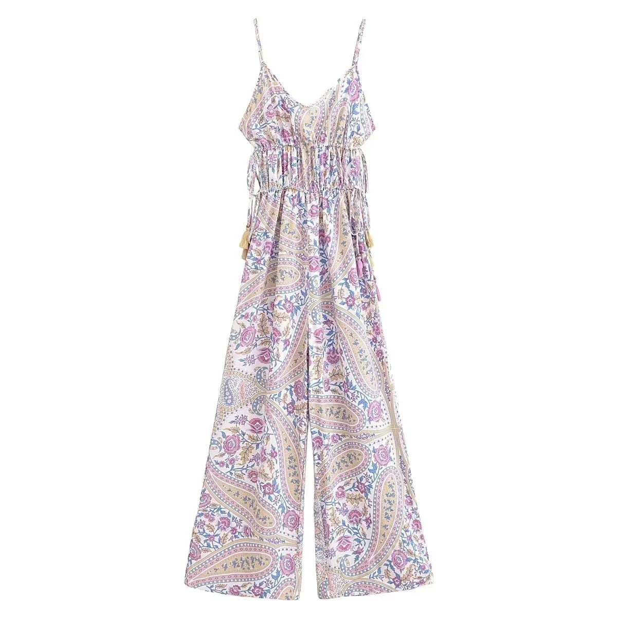 Boho-Chic Jumpsuit mit Print – Leichtigkeit und Eleganz