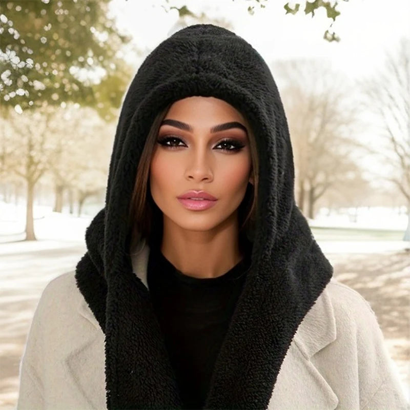 Toller Hoody Scarf Schwarz