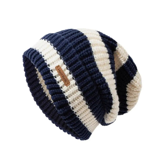 Retro Beanie gestreift *Handmade*