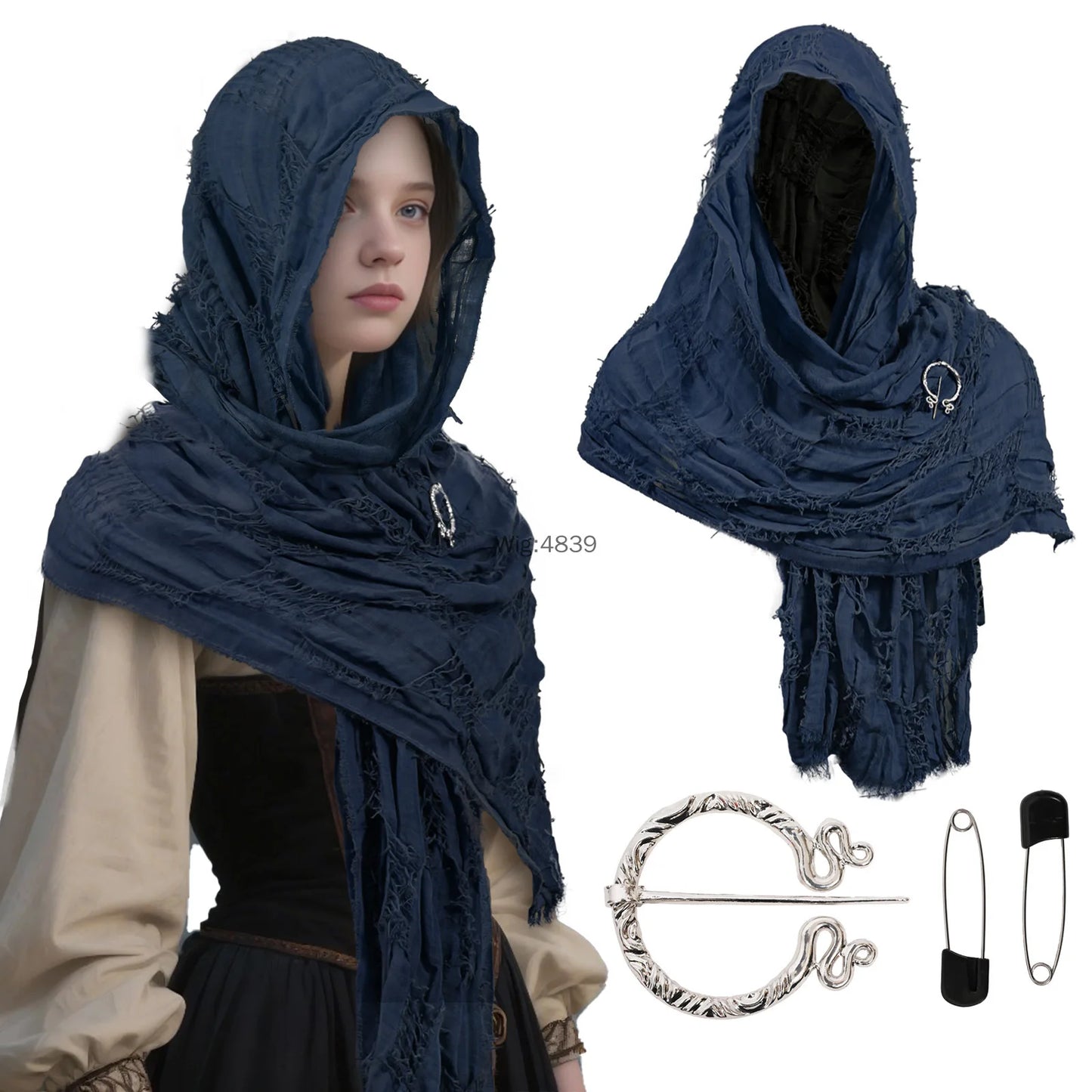 Medieval Cloak Renaissance Dune Hooded