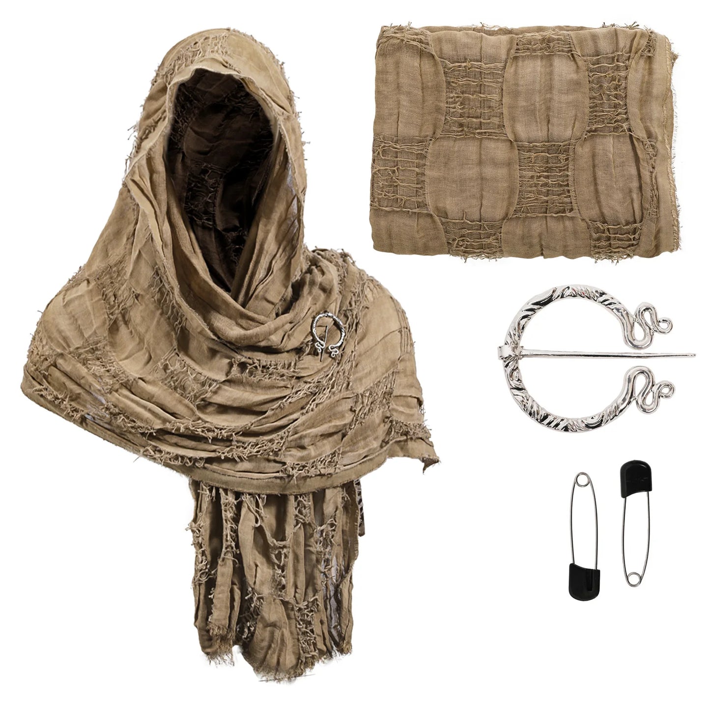 Medieval Cloak Renaissance Dune Hooded